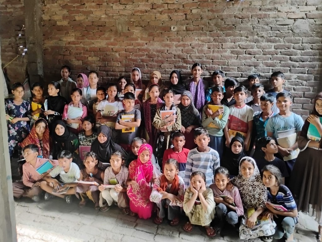 Students at coaching centre
